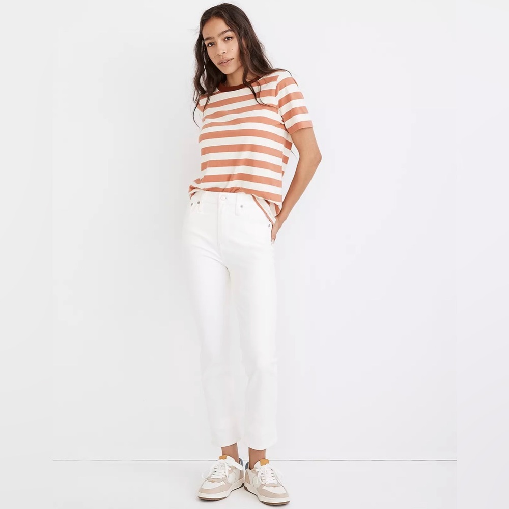 Madewell The Curvy Perfect Vintage Jean in Tile White ND629 - Picture 2 of 7